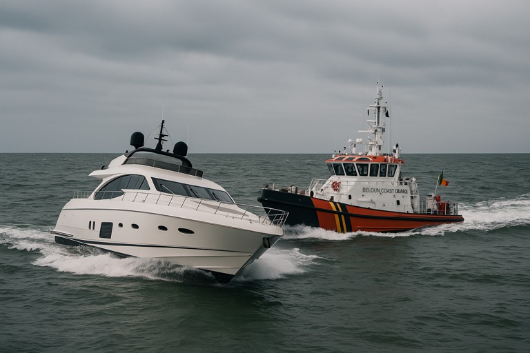 Autoriteiten Reageren op Incident met Luxe Jacht Bij Oostende, €1,4M Aan Boord Ontdekt